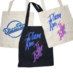 Diana Ross official merch tote bag lot of 3